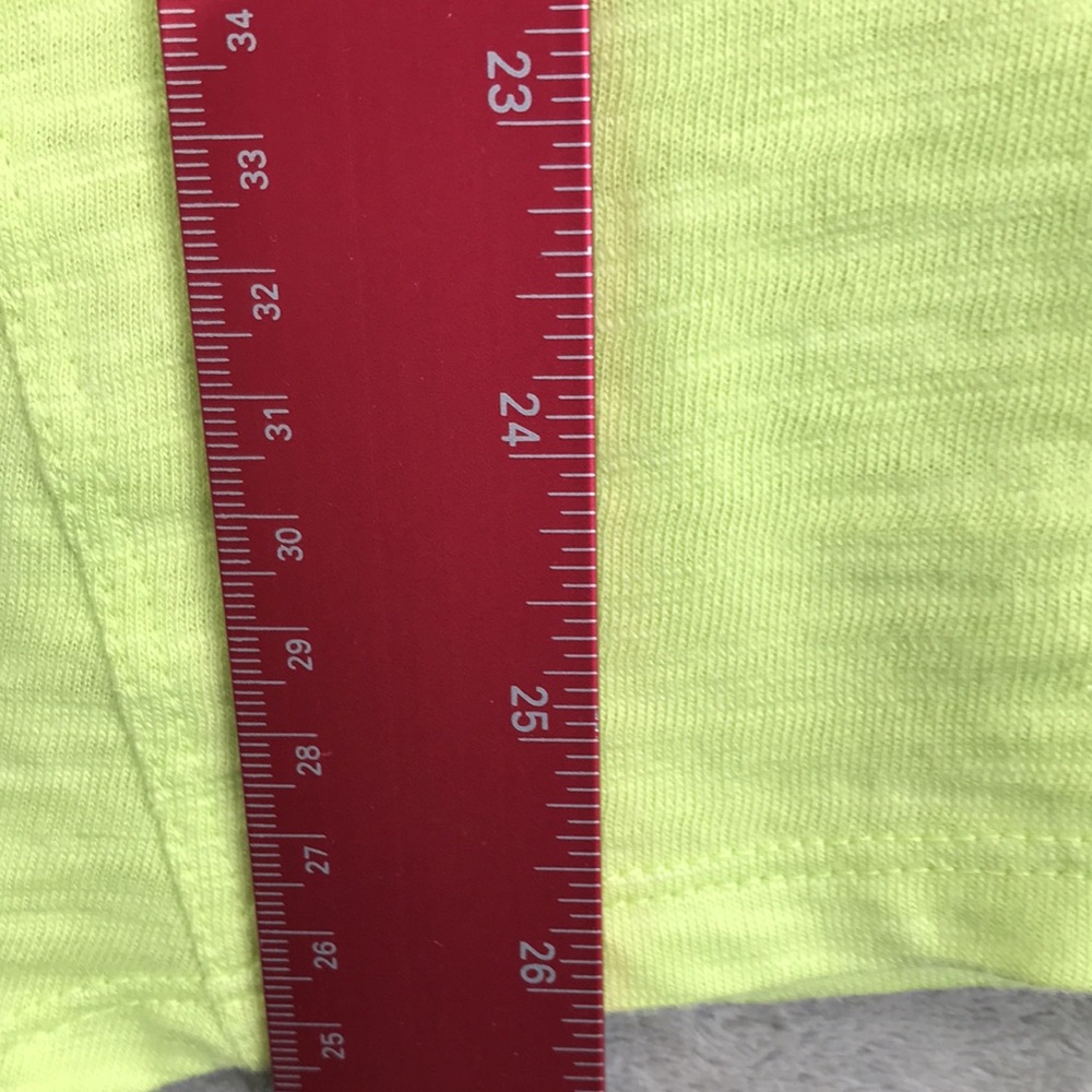 Chico's Neon Orange & Lime Sleeveless Asymmetrical Tunics - Picture 6 of 11